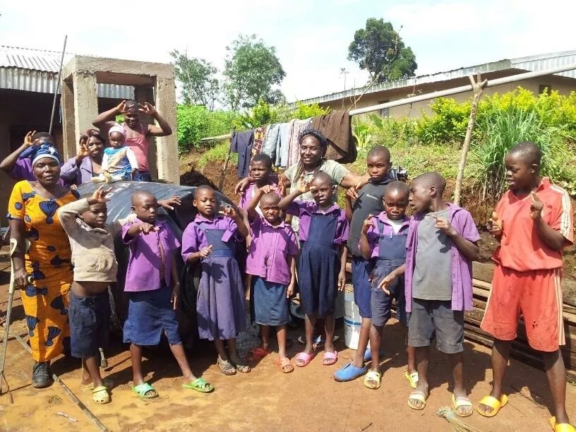 Deaf and Special Needs Children with Teachers at ALMBDC Belo